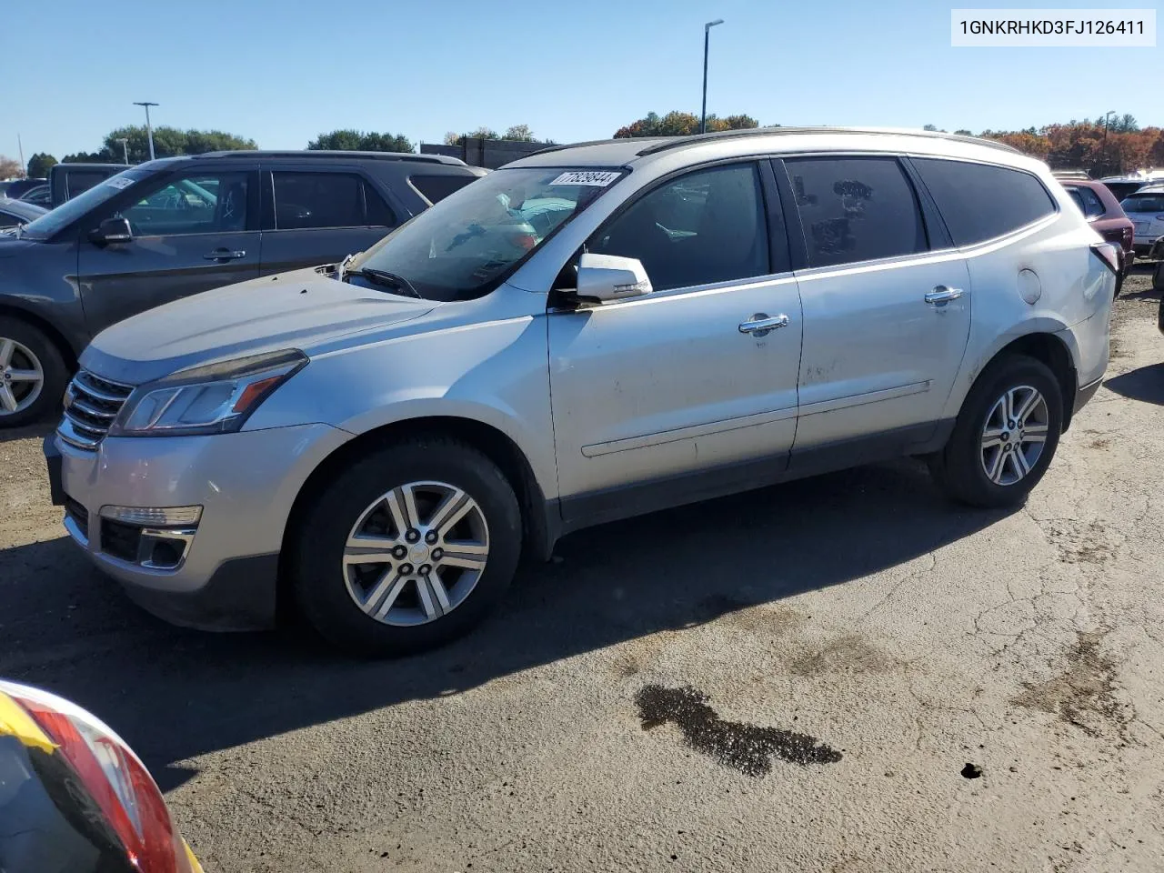 1GNKRHKD3FJ126411 2015 Chevrolet Traverse Lt