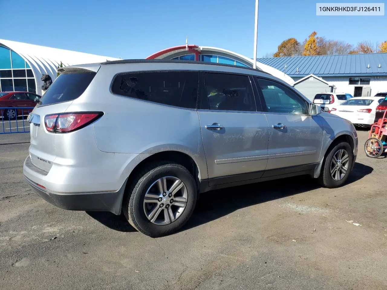 1GNKRHKD3FJ126411 2015 Chevrolet Traverse Lt