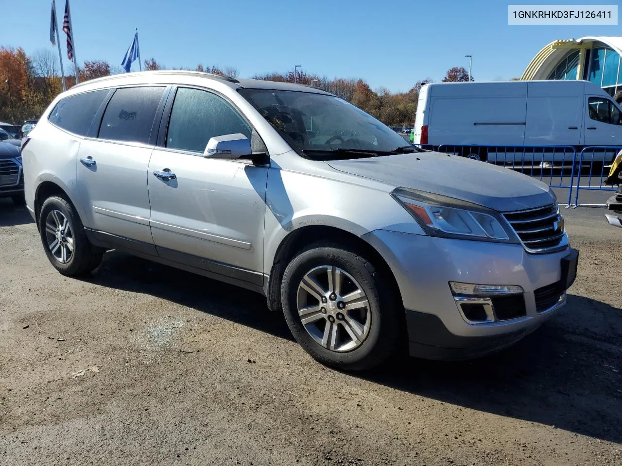 2015 Chevrolet Traverse Lt VIN: 1GNKRHKD3FJ126411 Lot: 77829844