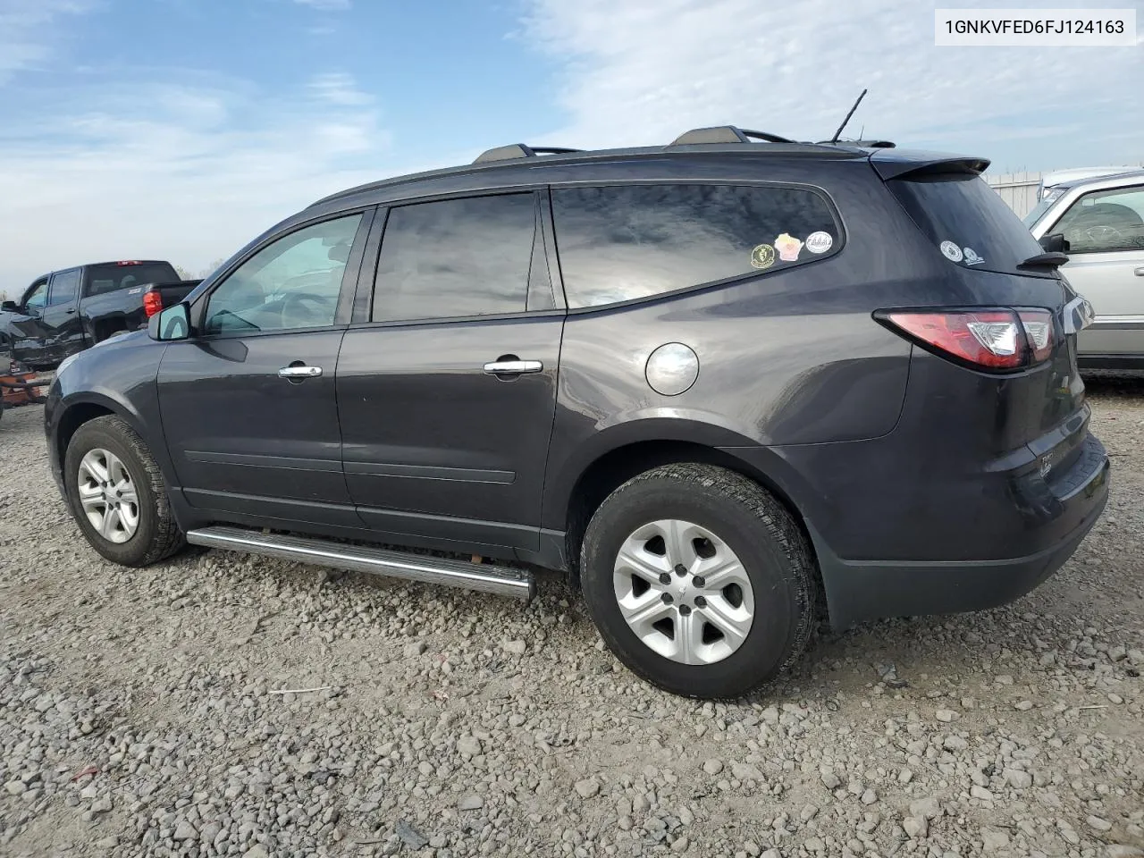 2015 Chevrolet Traverse Ls VIN: 1GNKVFED6FJ124163 Lot: 77944544