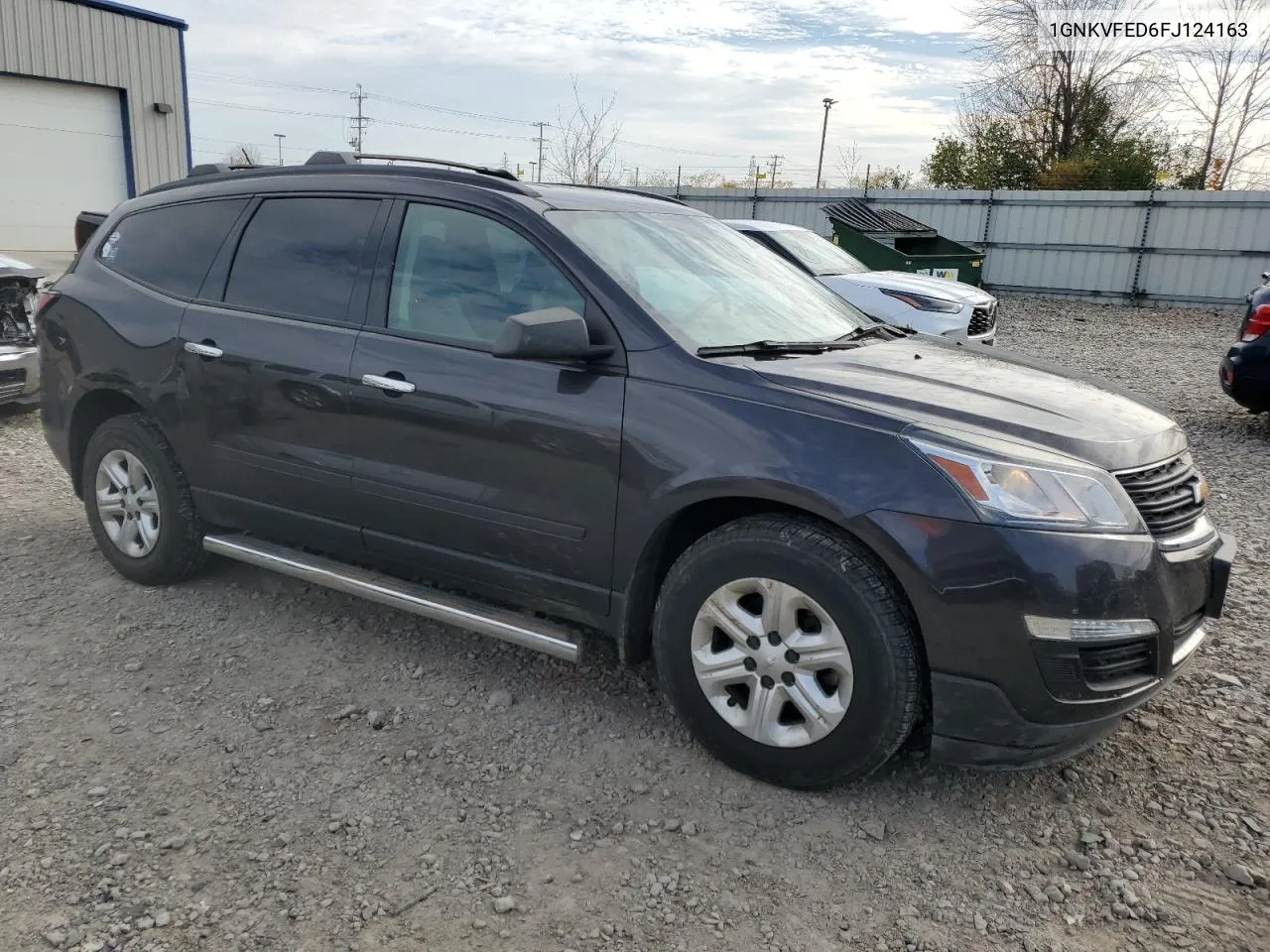 2015 Chevrolet Traverse Ls VIN: 1GNKVFED6FJ124163 Lot: 77944544