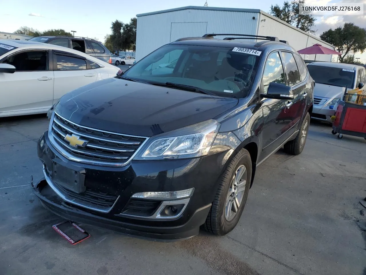 2015 Chevrolet Traverse Lt VIN: 1GNKVGKD5FJ276168 Lot: 78039714