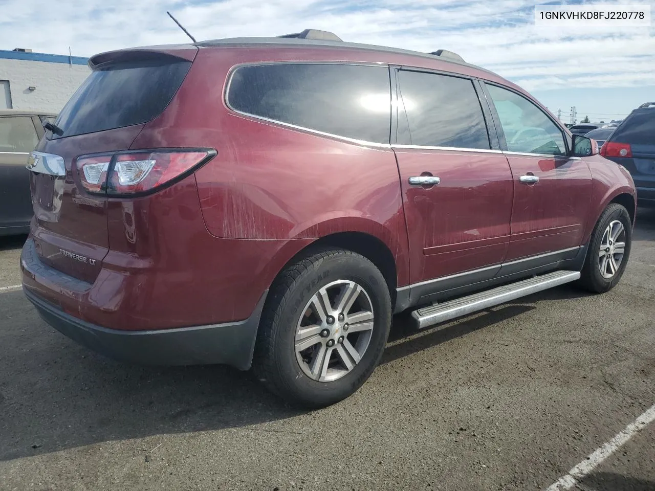 2015 Chevrolet Traverse Lt VIN: 1GNKVHKD8FJ220778 Lot: 78052414