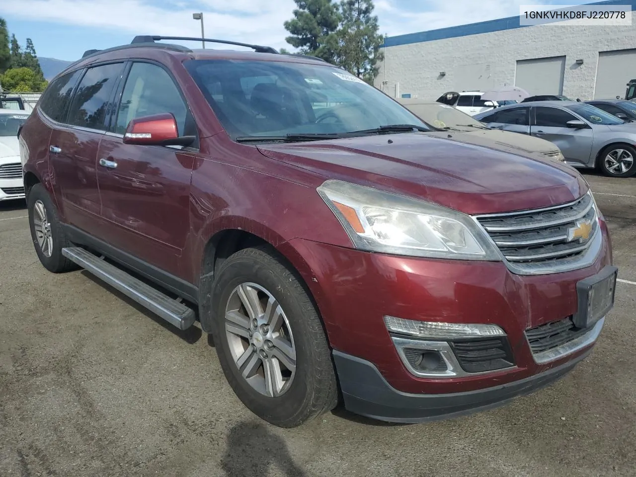 2015 Chevrolet Traverse Lt VIN: 1GNKVHKD8FJ220778 Lot: 78052414