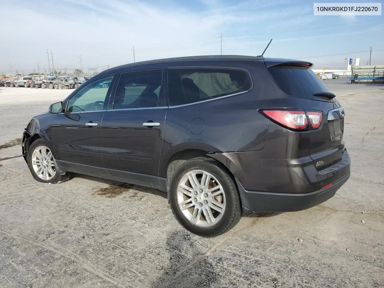 2015 Chevrolet Traverse Lt VIN: 1GNKRGKD1FJ220670 Lot: 78249574