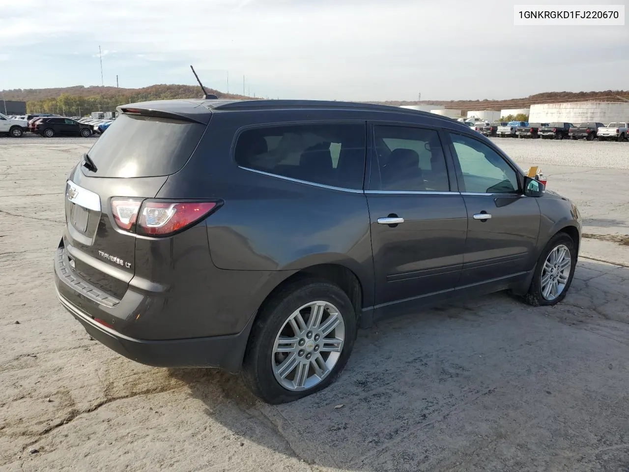 2015 Chevrolet Traverse Lt VIN: 1GNKRGKD1FJ220670 Lot: 78249574