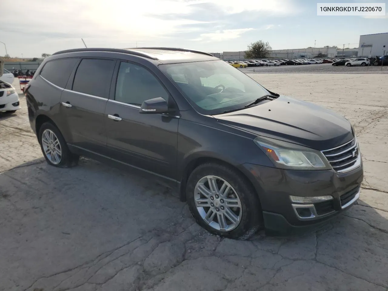 2015 Chevrolet Traverse Lt VIN: 1GNKRGKD1FJ220670 Lot: 78249574