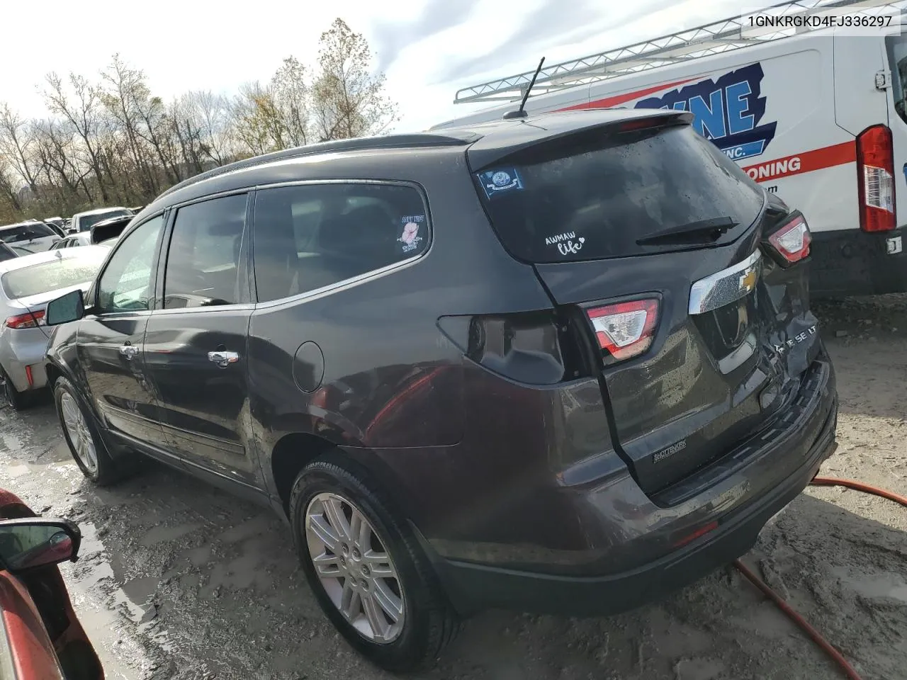 2015 Chevrolet Traverse Lt VIN: 1GNKRGKD4FJ336297 Lot: 78473954