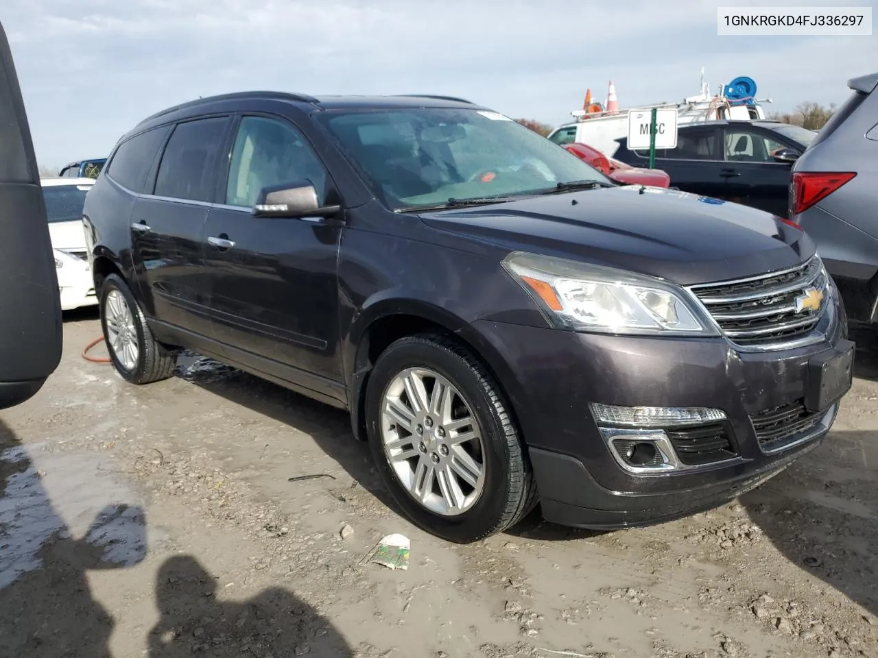 2015 Chevrolet Traverse Lt VIN: 1GNKRGKD4FJ336297 Lot: 78473954