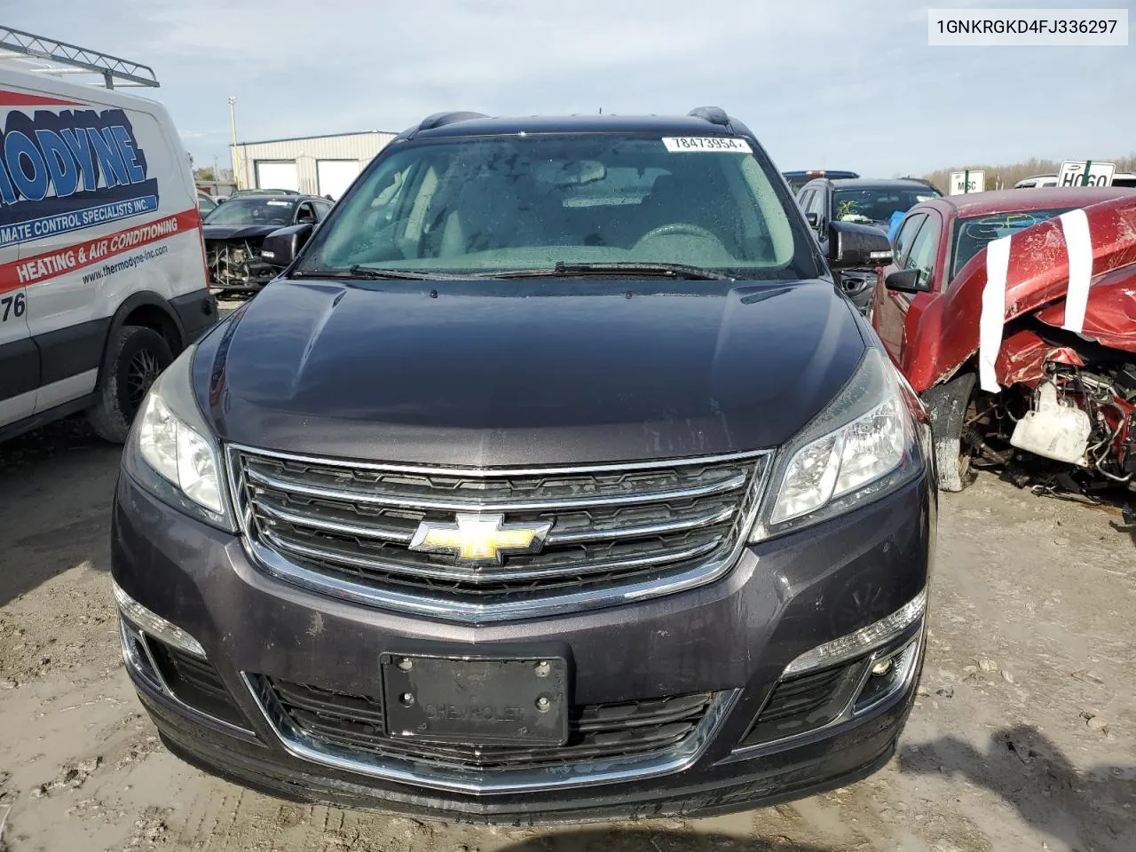 2015 Chevrolet Traverse Lt VIN: 1GNKRGKD4FJ336297 Lot: 78473954