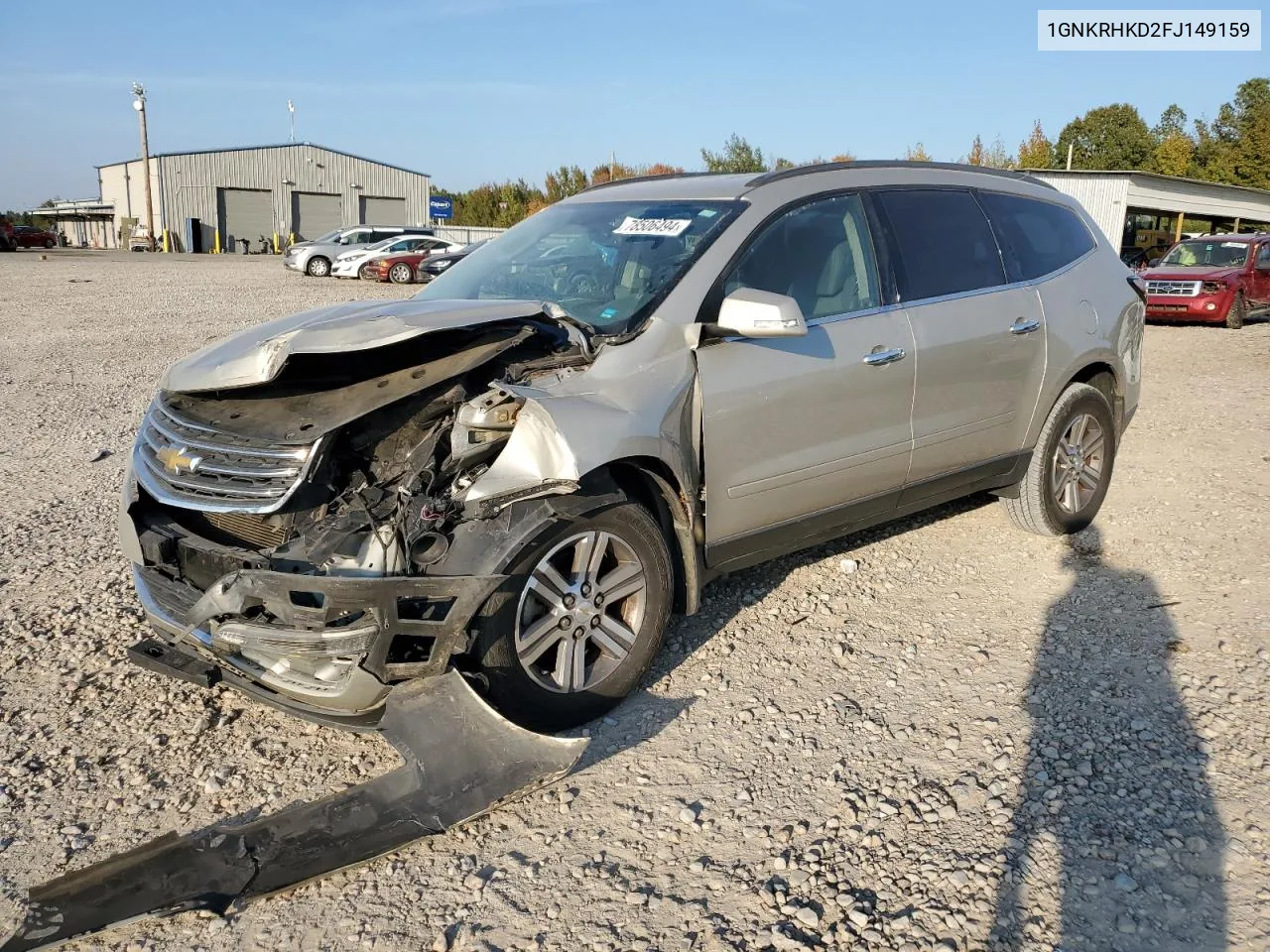 2015 Chevrolet Traverse Lt VIN: 1GNKRHKD2FJ149159 Lot: 78506494