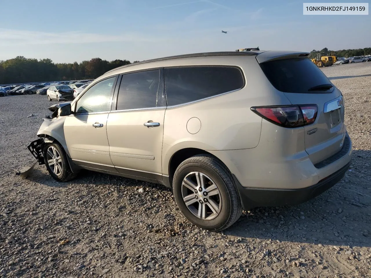 2015 Chevrolet Traverse Lt VIN: 1GNKRHKD2FJ149159 Lot: 78506494