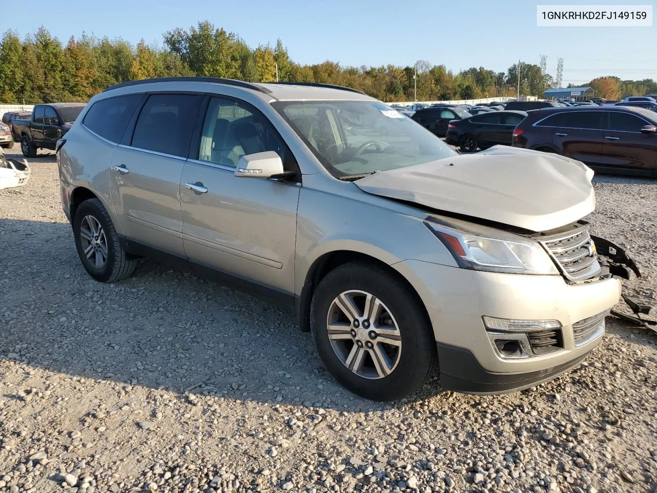 2015 Chevrolet Traverse Lt VIN: 1GNKRHKD2FJ149159 Lot: 78506494