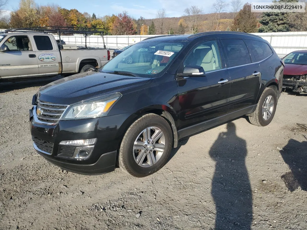 2015 Chevrolet Traverse Lt VIN: 1GNKRHKD8FJ229419 Lot: 79035924