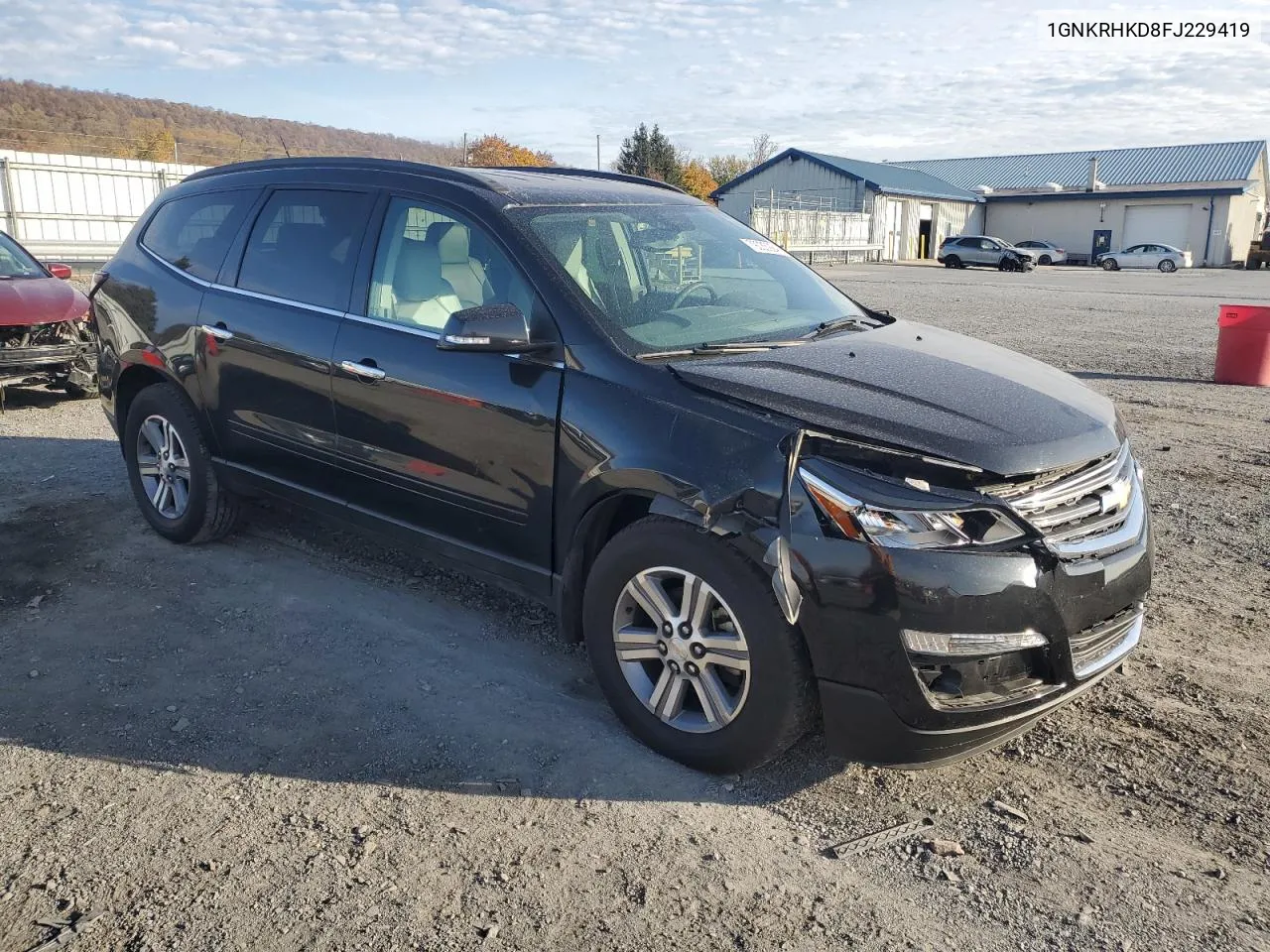 2015 Chevrolet Traverse Lt VIN: 1GNKRHKD8FJ229419 Lot: 79035924