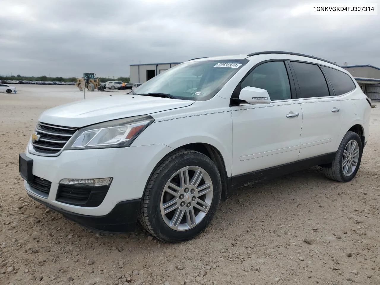 2015 Chevrolet Traverse Lt VIN: 1GNKVGKD4FJ307314 Lot: 79075074