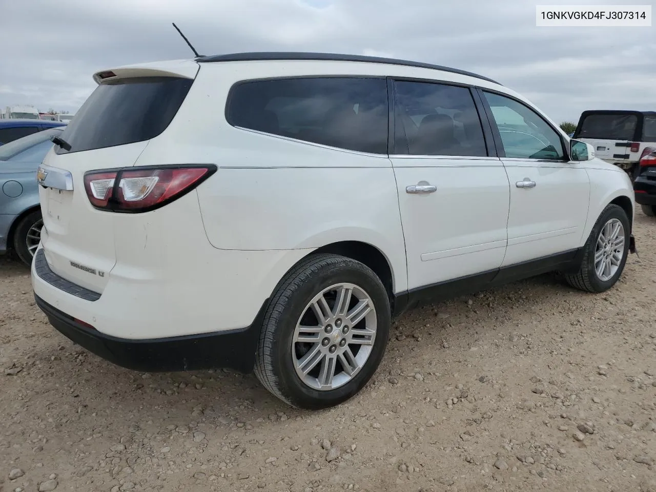 2015 Chevrolet Traverse Lt VIN: 1GNKVGKD4FJ307314 Lot: 79075074