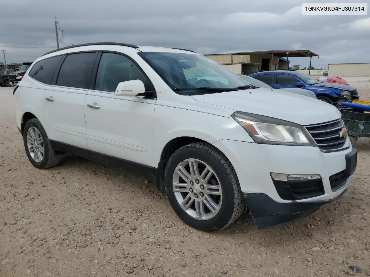 2015 Chevrolet Traverse Lt VIN: 1GNKVGKD4FJ307314 Lot: 79075074