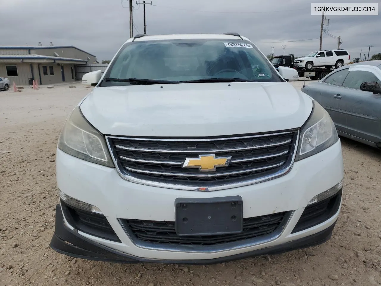 2015 Chevrolet Traverse Lt VIN: 1GNKVGKD4FJ307314 Lot: 79075074