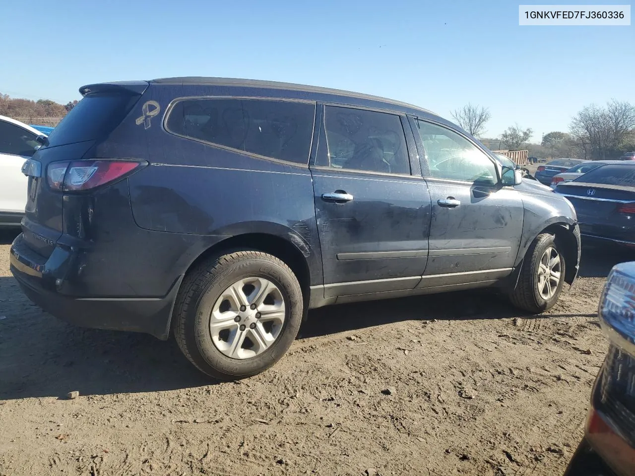 2015 Chevrolet Traverse Ls VIN: 1GNKVFED7FJ360336 Lot: 79109734