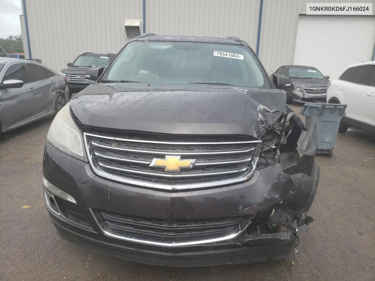 2015 Chevrolet Traverse Lt VIN: 1GNKRGKD6FJ166024 Lot: 79541064