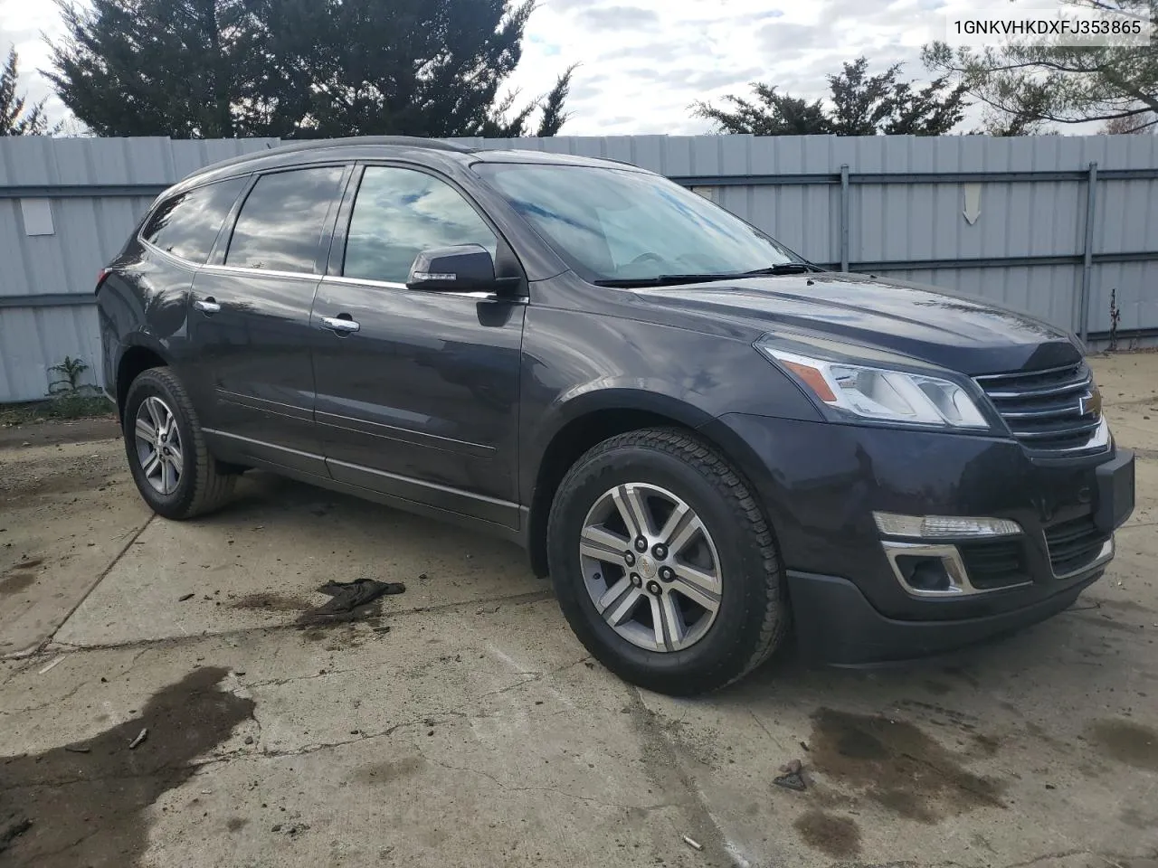 2015 Chevrolet Traverse Lt VIN: 1GNKVHKDXFJ353865 Lot: 80724684