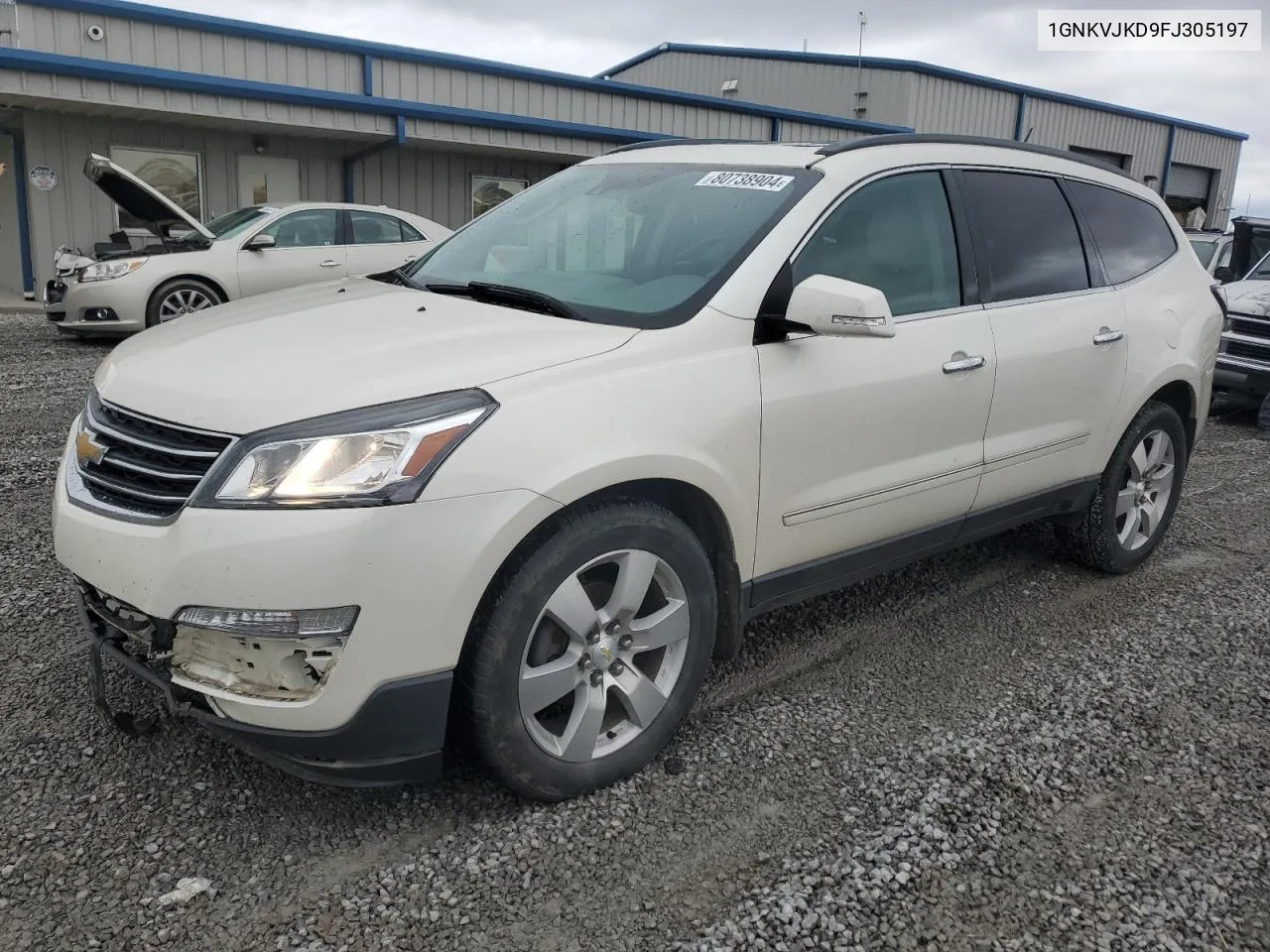 2015 Chevrolet Traverse Ltz VIN: 1GNKVJKD9FJ305197 Lot: 80738904