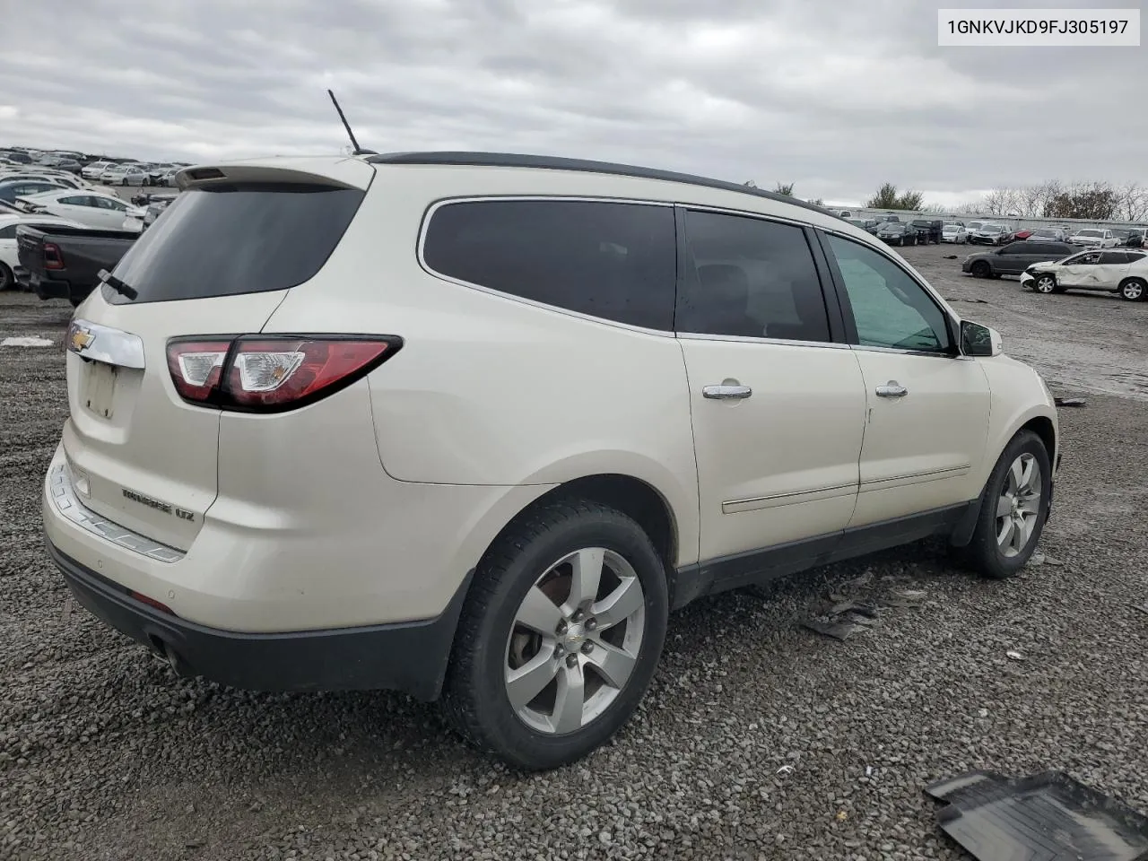 2015 Chevrolet Traverse Ltz VIN: 1GNKVJKD9FJ305197 Lot: 80738904