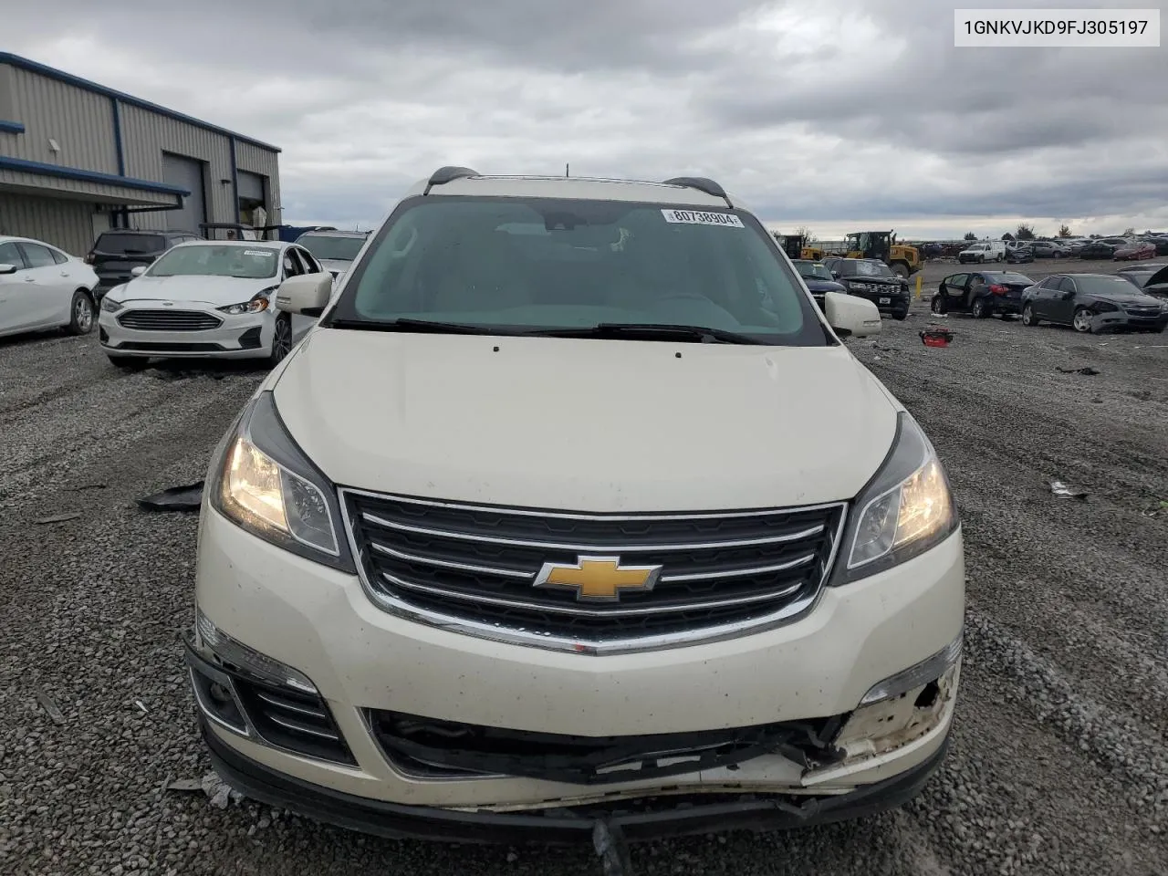 2015 Chevrolet Traverse Ltz VIN: 1GNKVJKD9FJ305197 Lot: 80738904