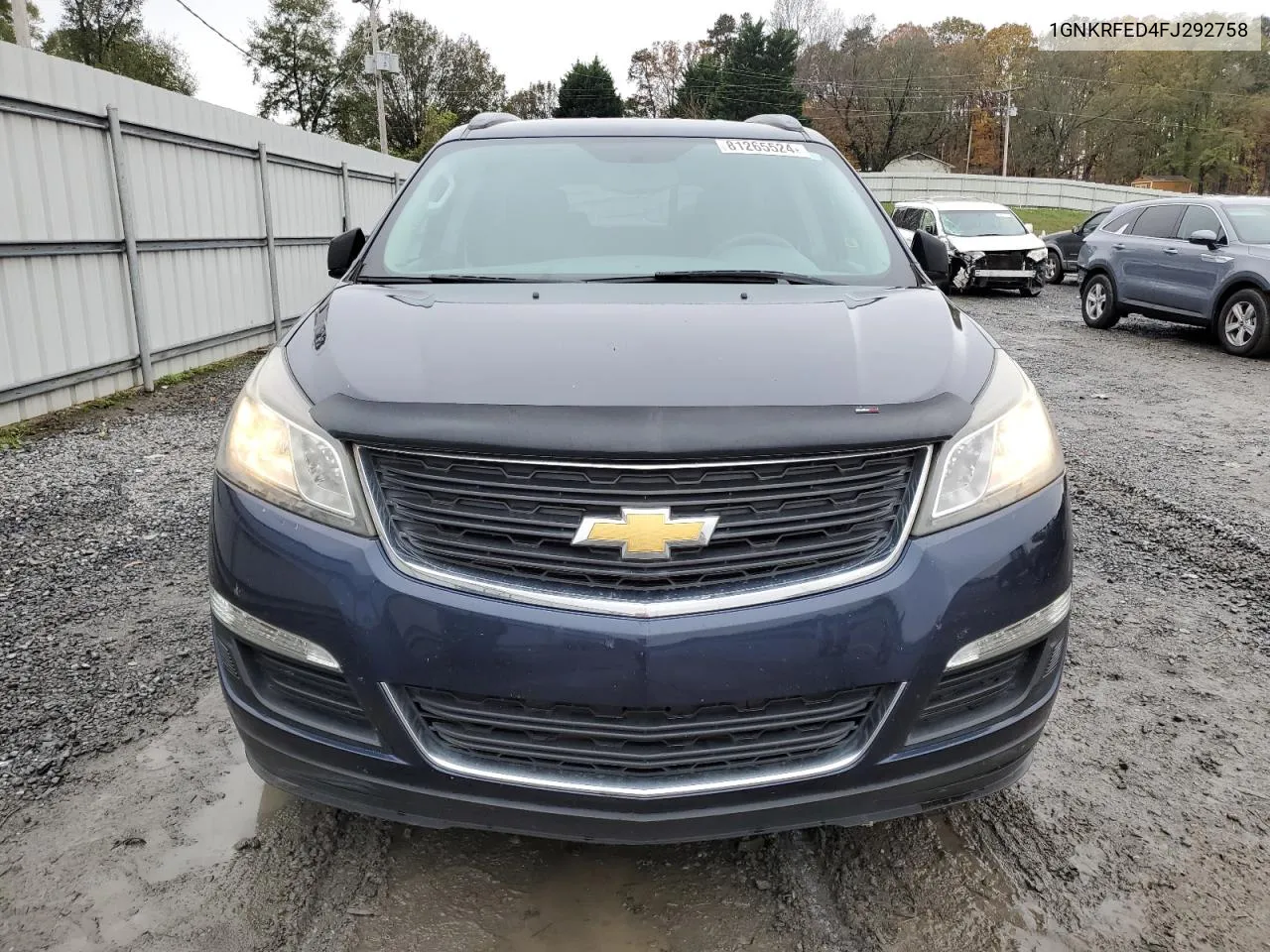 2015 Chevrolet Traverse Ls VIN: 1GNKRFED4FJ292758 Lot: 81265524