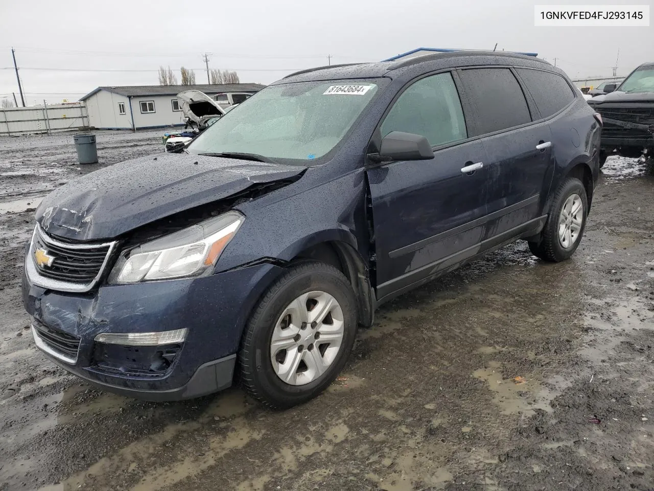 2015 Chevrolet Traverse Ls VIN: 1GNKVFED4FJ293145 Lot: 81643684