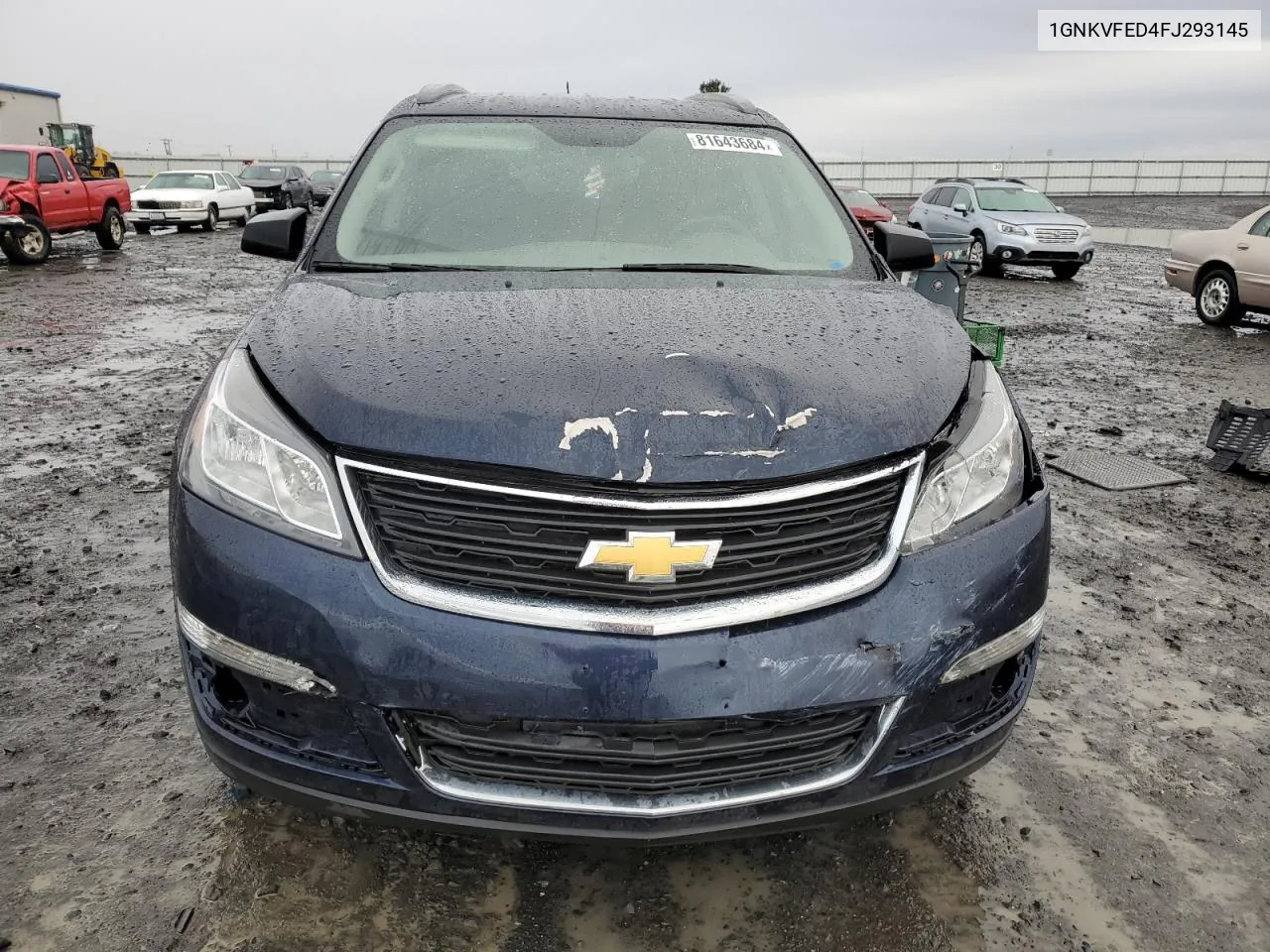 2015 Chevrolet Traverse Ls VIN: 1GNKVFED4FJ293145 Lot: 81643684