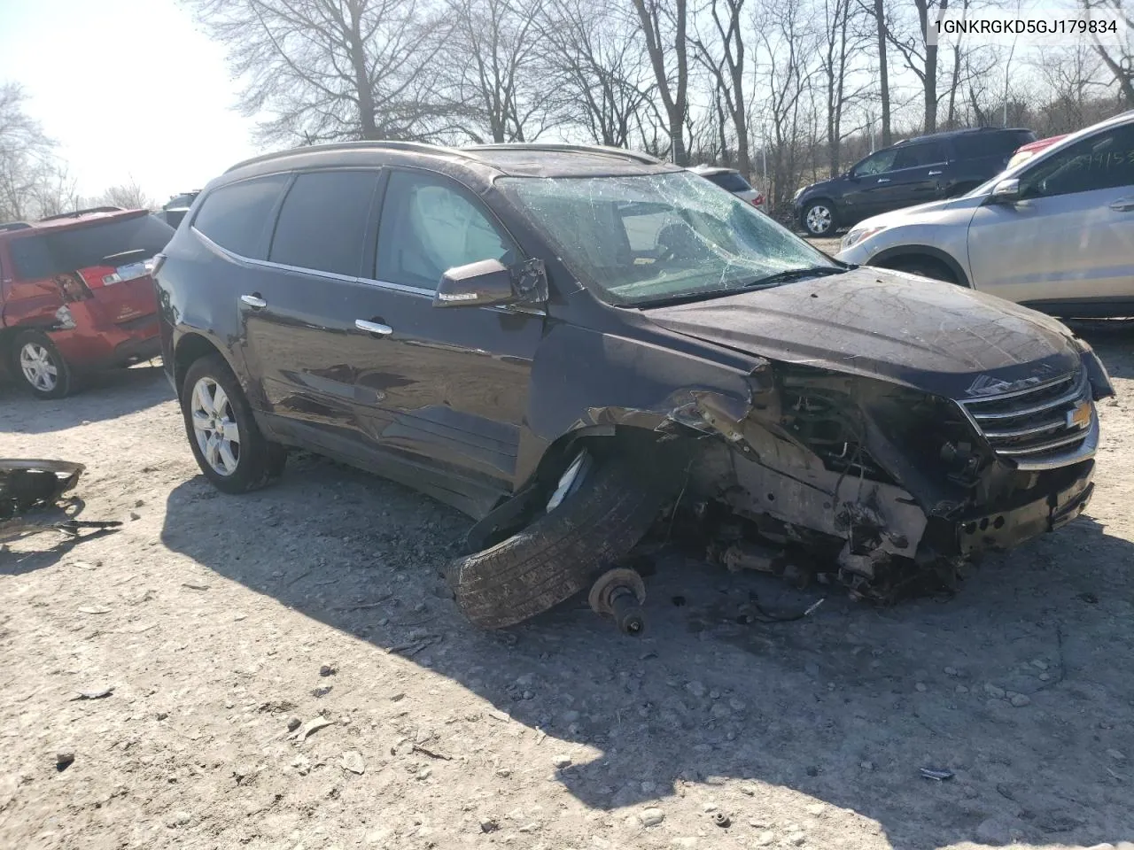 2016 Chevrolet Traverse Lt VIN: 1GNKRGKD5GJ179834 Lot: 46223574