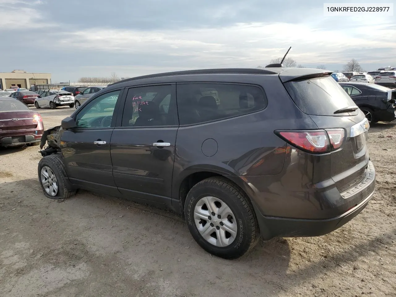 2016 Chevrolet Traverse Ls VIN: 1GNKRFED2GJ228977 Lot: 47802864