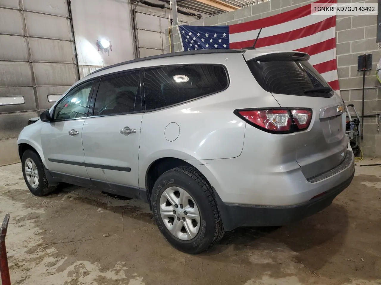 1GNKRFKD7GJ143492 2016 Chevrolet Traverse Ls