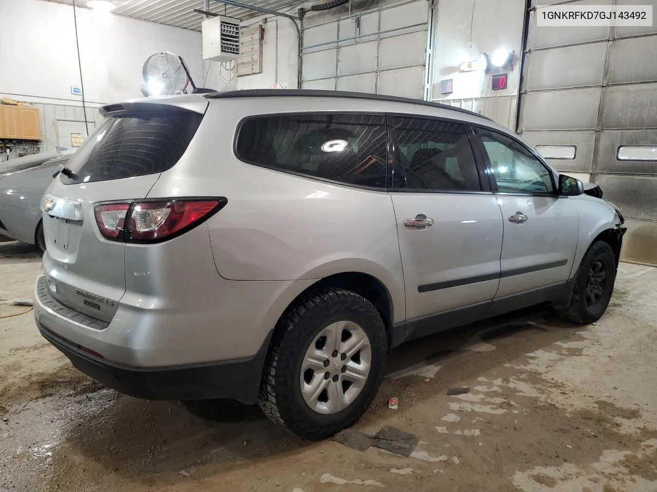 1GNKRFKD7GJ143492 2016 Chevrolet Traverse Ls