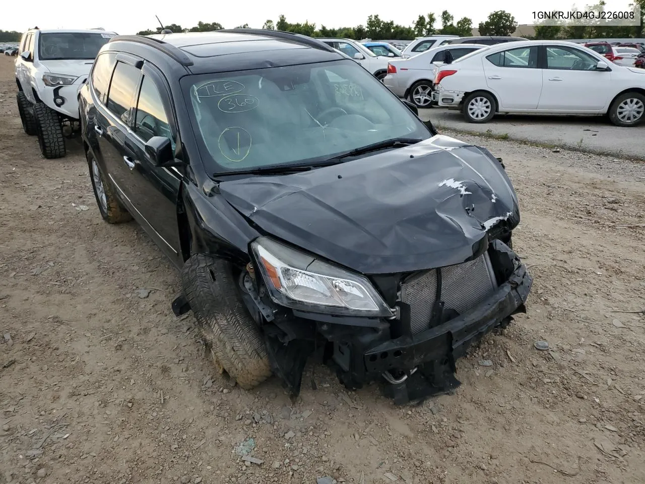 2016 Chevrolet Traverse Ltz VIN: 1GNKRJKD4GJ226008 Lot: 57576402