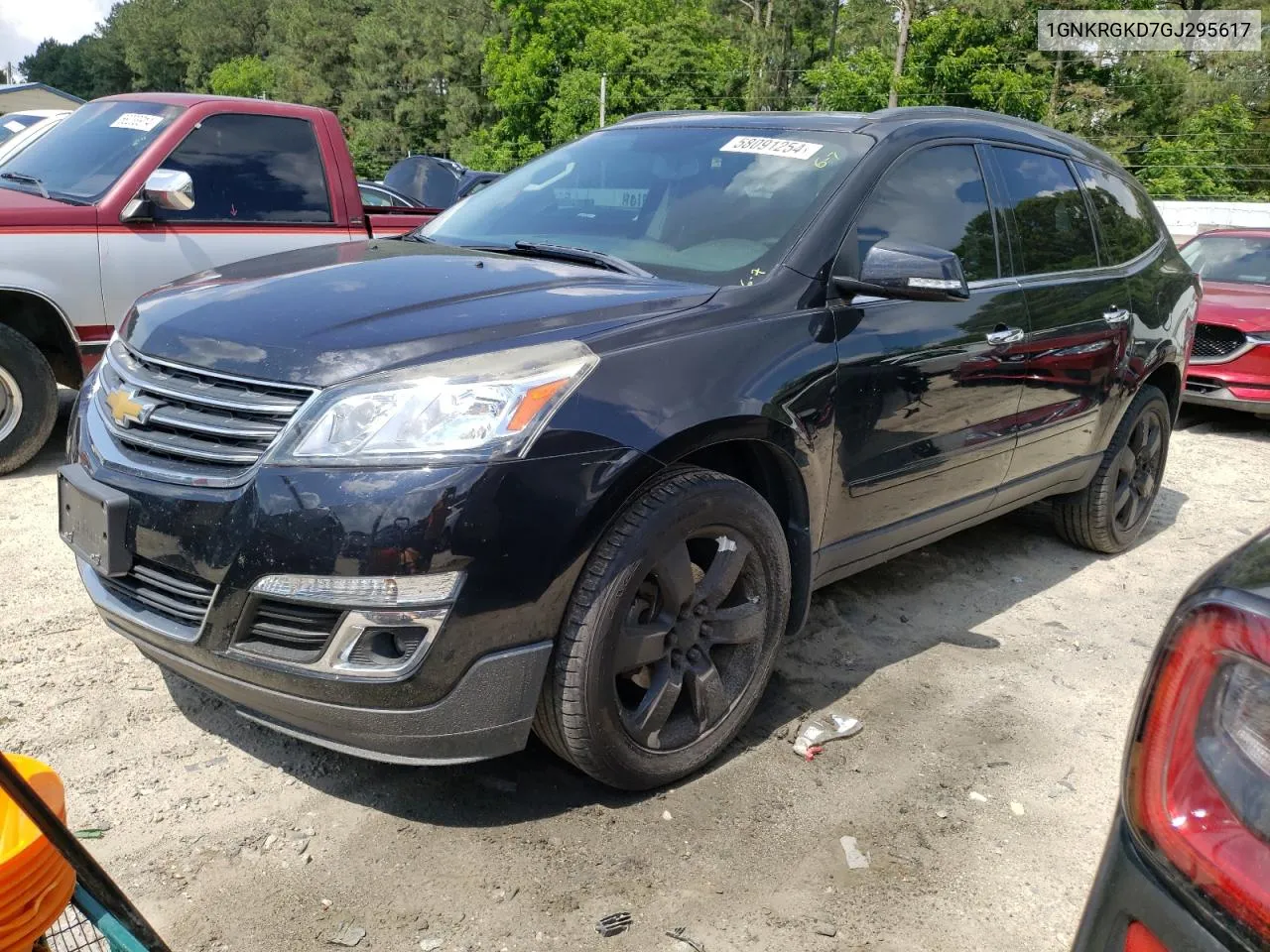 2016 Chevrolet Traverse Lt VIN: 1GNKRGKD7GJ295617 Lot: 58091254