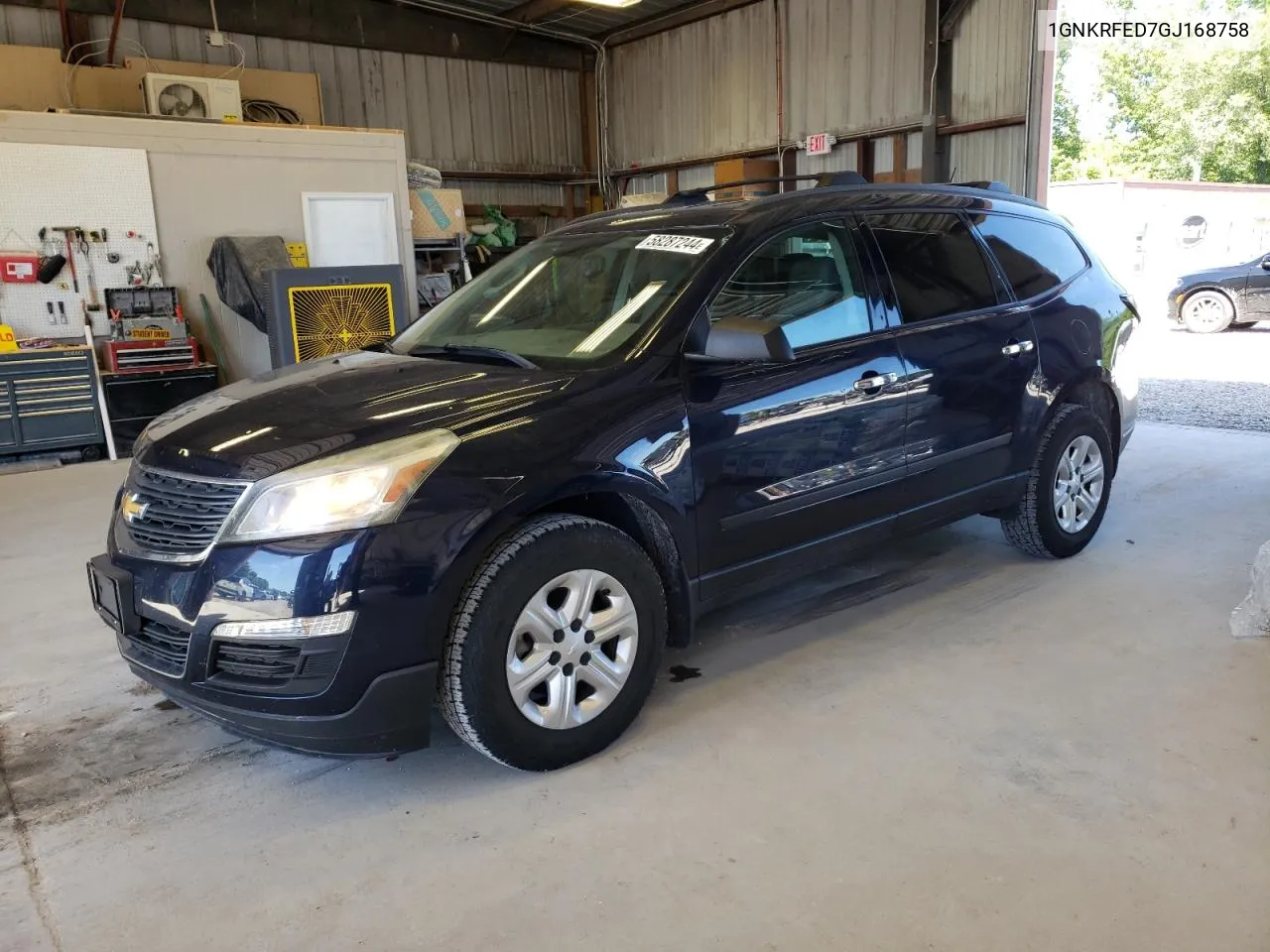 2016 Chevrolet Traverse Ls VIN: 1GNKRFED7GJ168758 Lot: 58287244