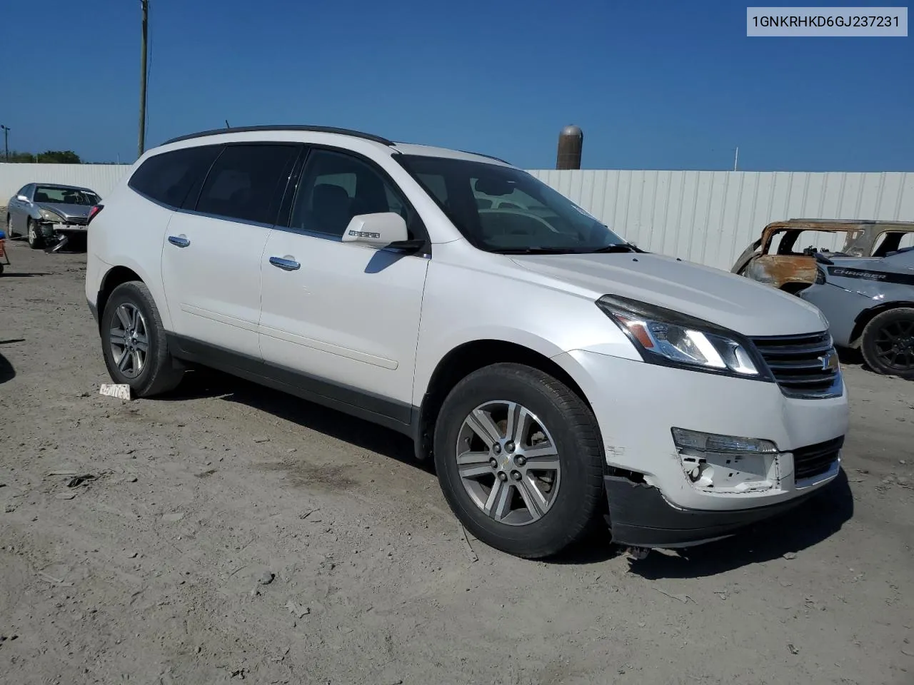 2016 Chevrolet Traverse Lt VIN: 1GNKRHKD6GJ237231 Lot: 59941394