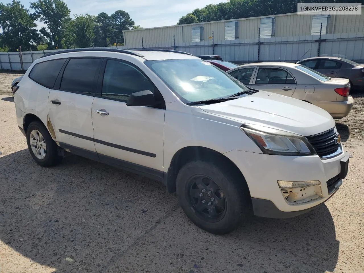 2016 Chevrolet Traverse Ls VIN: 1GNKVFED3GJ208278 Lot: 60617864