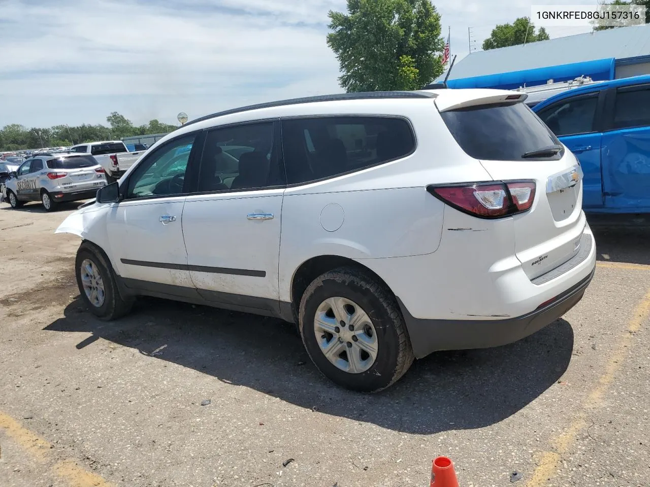 2016 Chevrolet Traverse Ls VIN: 1GNKRFED8GJ157316 Lot: 60634264