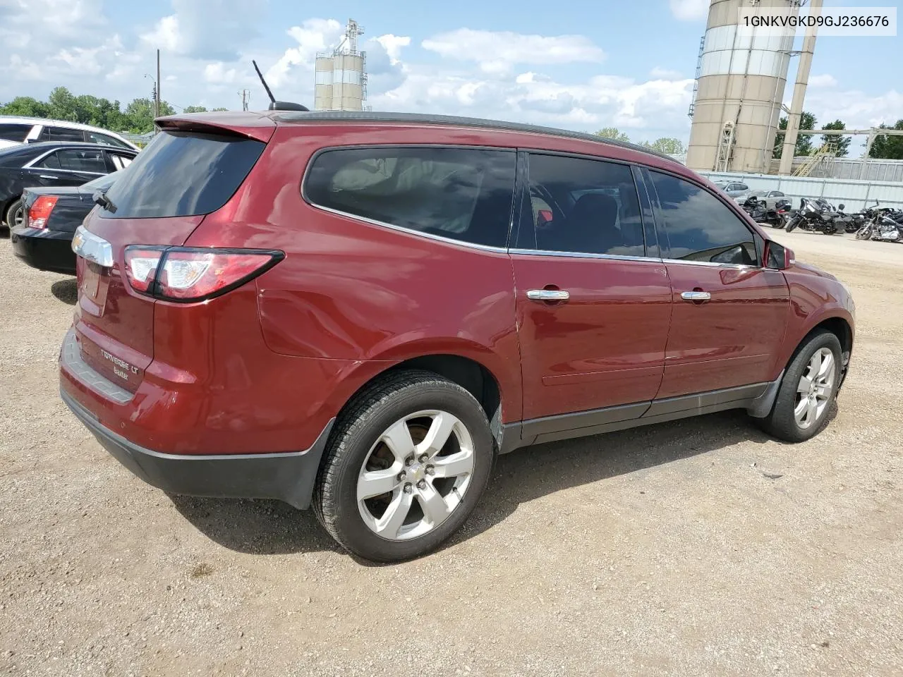 2016 Chevrolet Traverse Lt VIN: 1GNKVGKD9GJ236676 Lot: 62497233