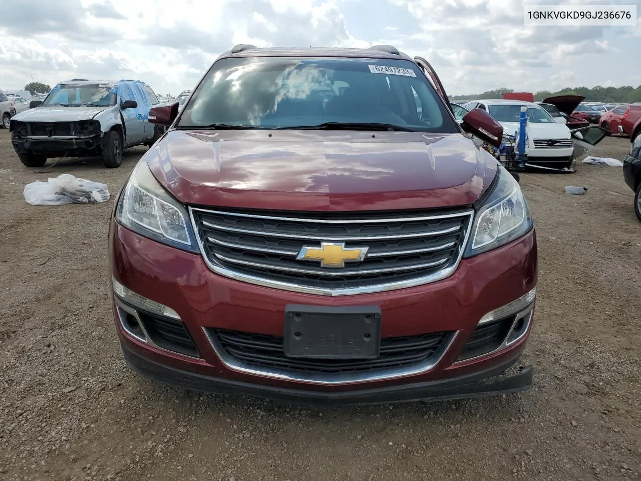 2016 Chevrolet Traverse Lt VIN: 1GNKVGKD9GJ236676 Lot: 62497233