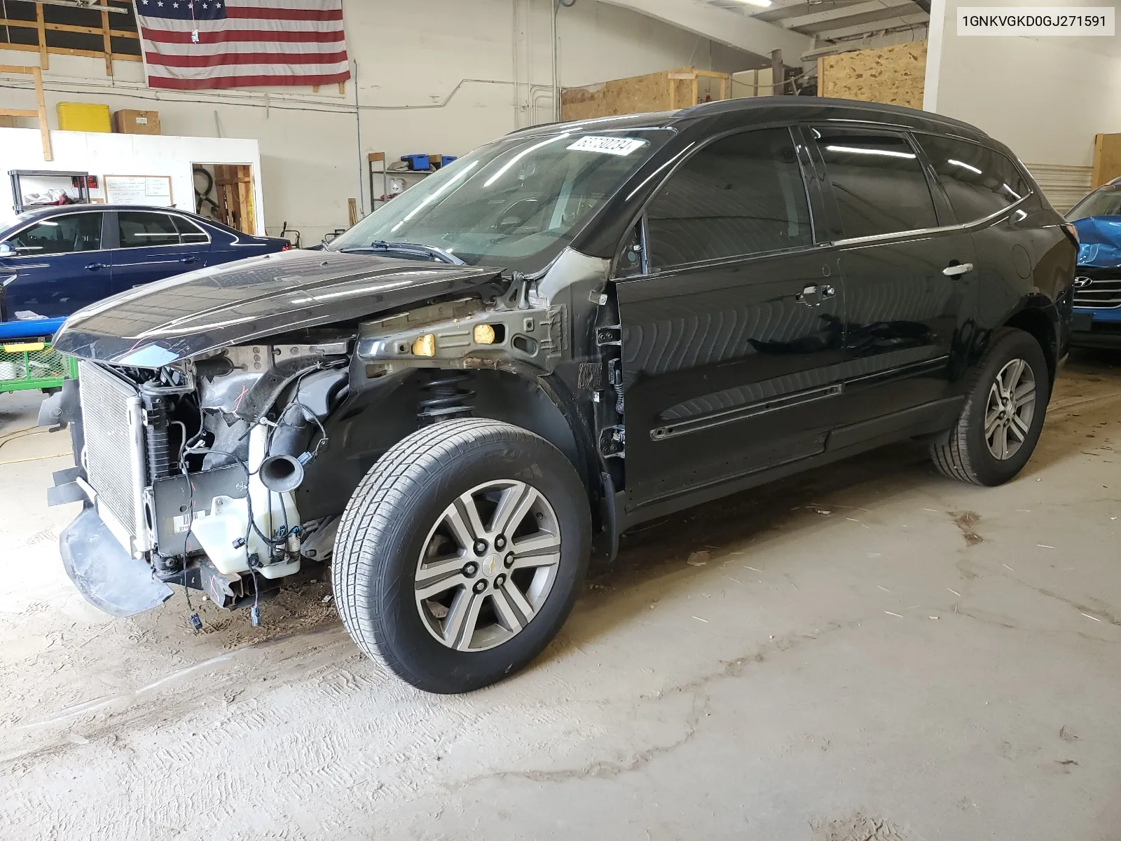 2016 Chevrolet Traverse Lt VIN: 1GNKVGKD0GJ271591 Lot: 63730234