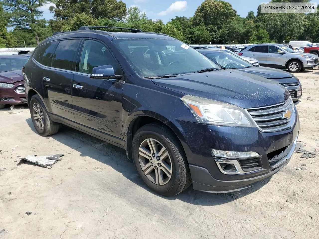 2016 Chevrolet Traverse Lt VIN: 1GNKVHKD5GJ120249 Lot: 64142224