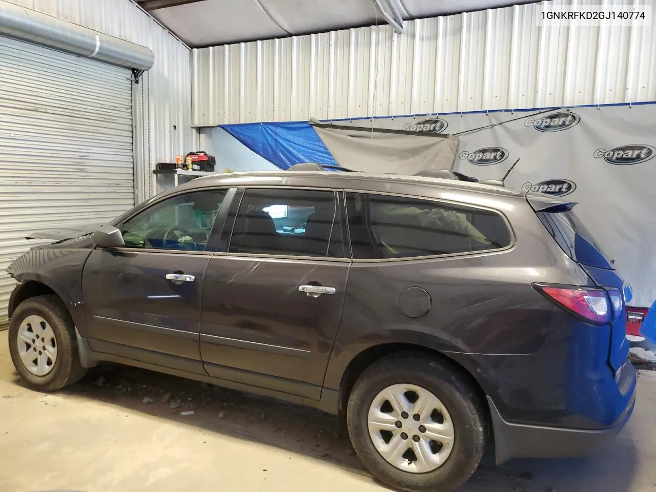 1GNKRFKD2GJ140774 2016 Chevrolet Traverse Ls