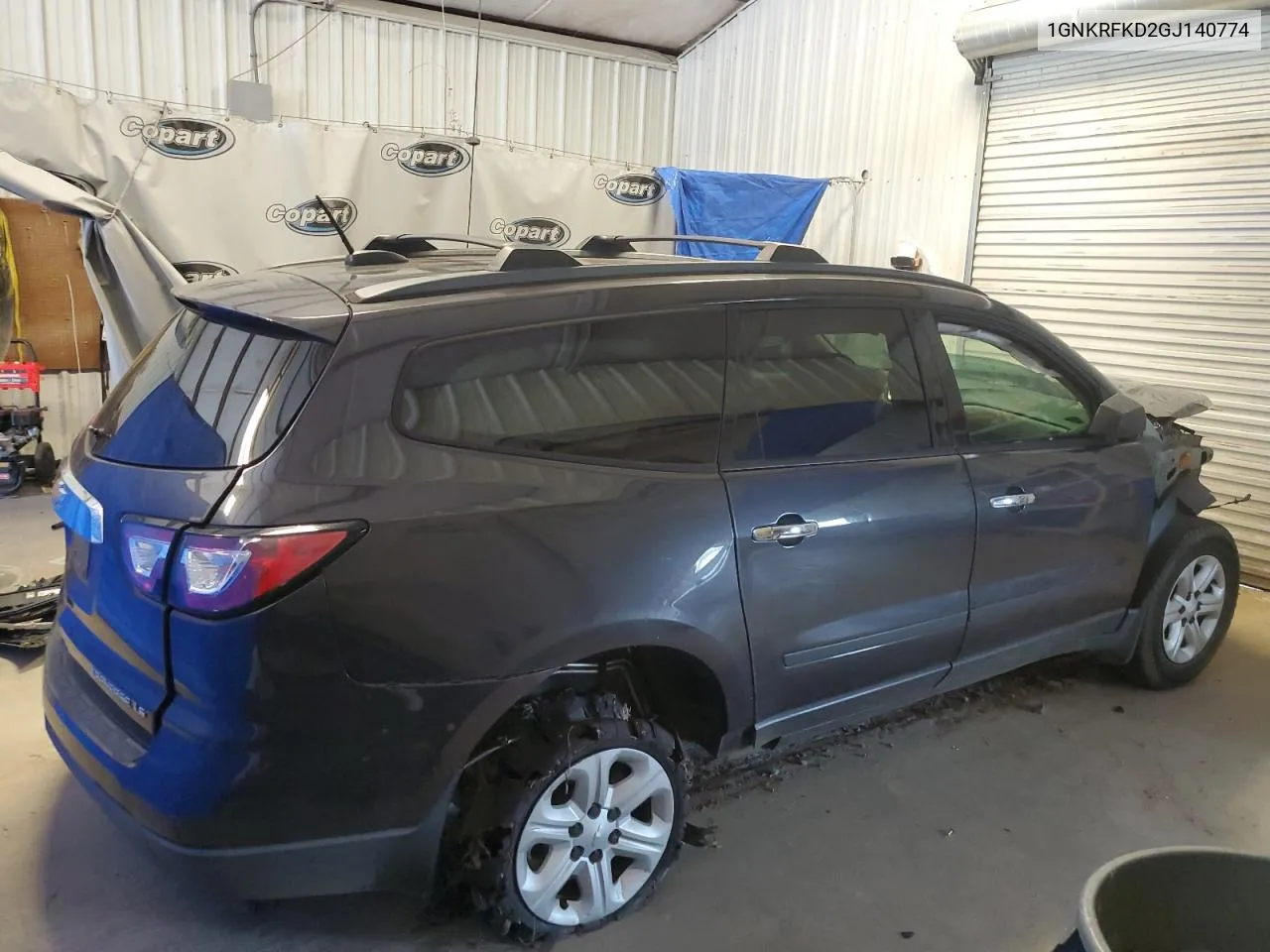 1GNKRFKD2GJ140774 2016 Chevrolet Traverse Ls