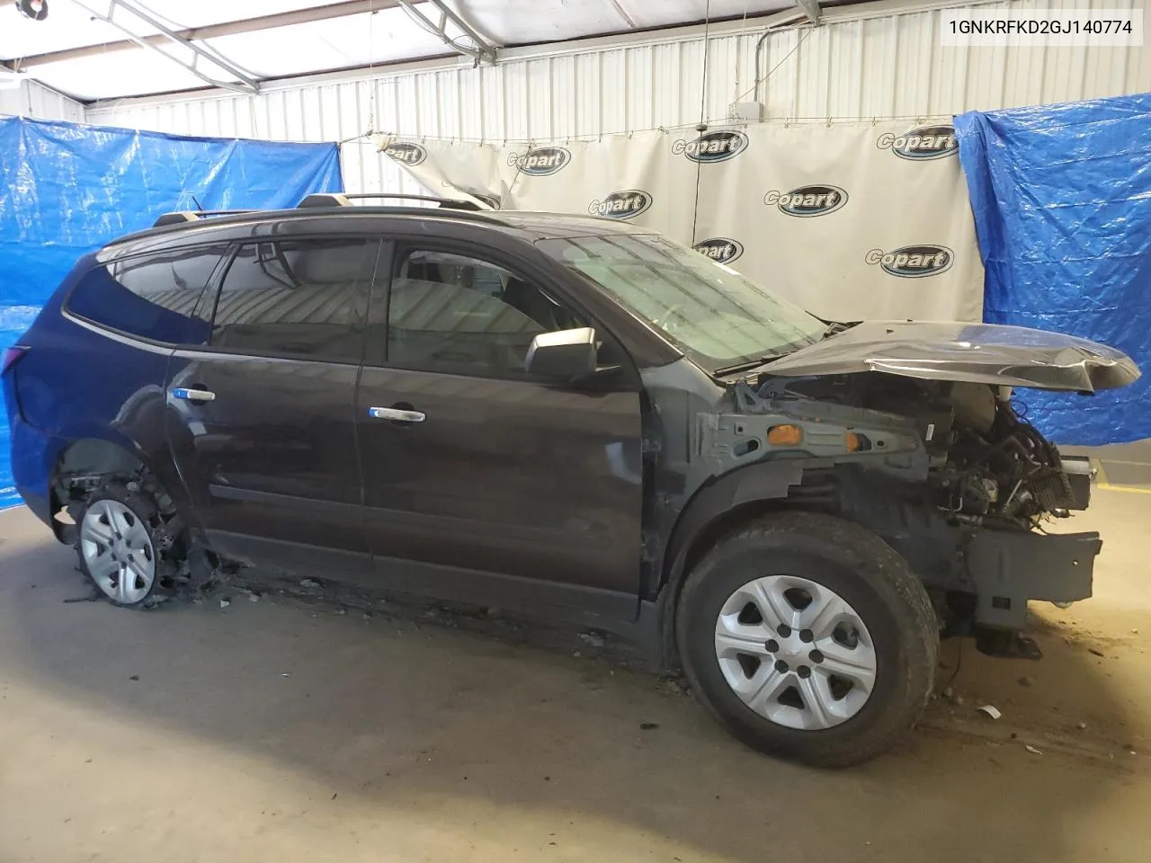 2016 Chevrolet Traverse Ls VIN: 1GNKRFKD2GJ140774 Lot: 64272984