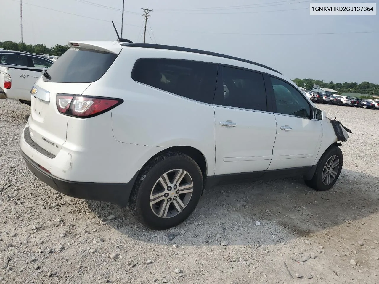 2016 Chevrolet Traverse Lt VIN: 1GNKVHKD2GJ137364 Lot: 64457324